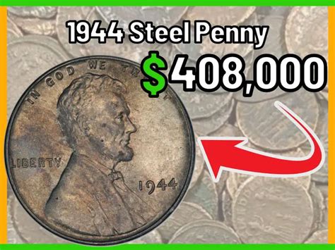 The first minted wheat pennies were called Lincoln pennies, and were produced between 1909 and 1958. These pennies were minted in great numbers and widely circulated. The year 1944, at the time when the Second World War was winding to a close, saw a high rate of mintage, with close to 1.5 million wheat pennies minted and circulated.. How much are steel pennies